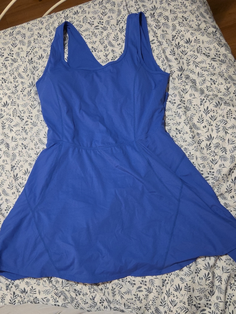 Halara Royal Blue Sleeveless Fit & Flare Dress